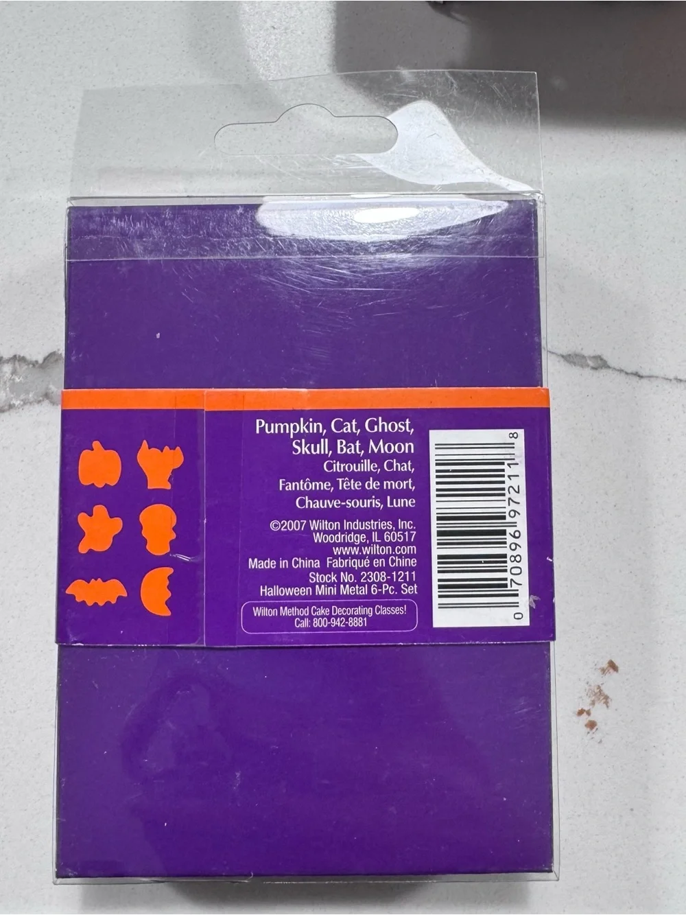 Wilton Halloween Metal Cookie Cutters & Stencil Set Of 3